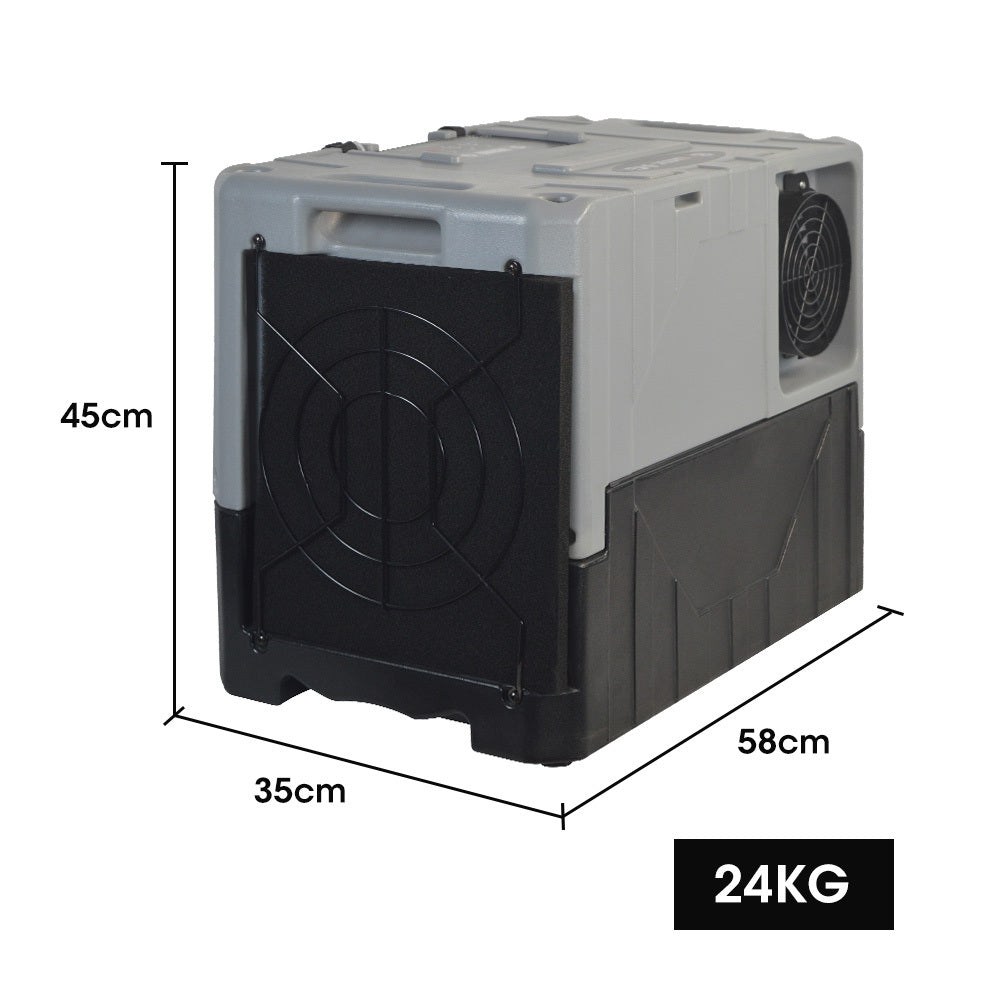 Baumr-AG 50L/day Commercial Air Dehumidifier for Mould, Portable, Stackable, LCD Display, Wheels
