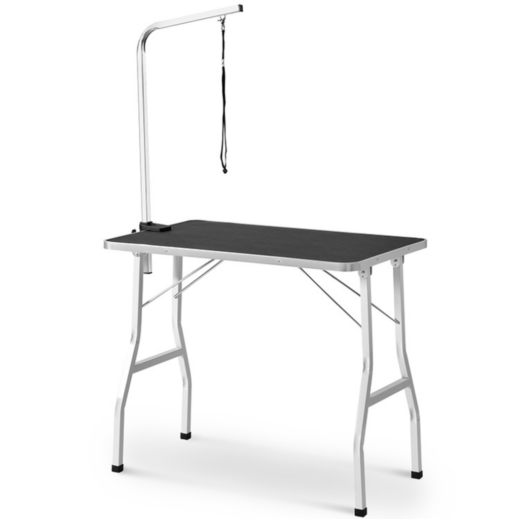 Floofi Pet Grooming Table 90cm Single Pole (Black) FI-GT-100-LZ