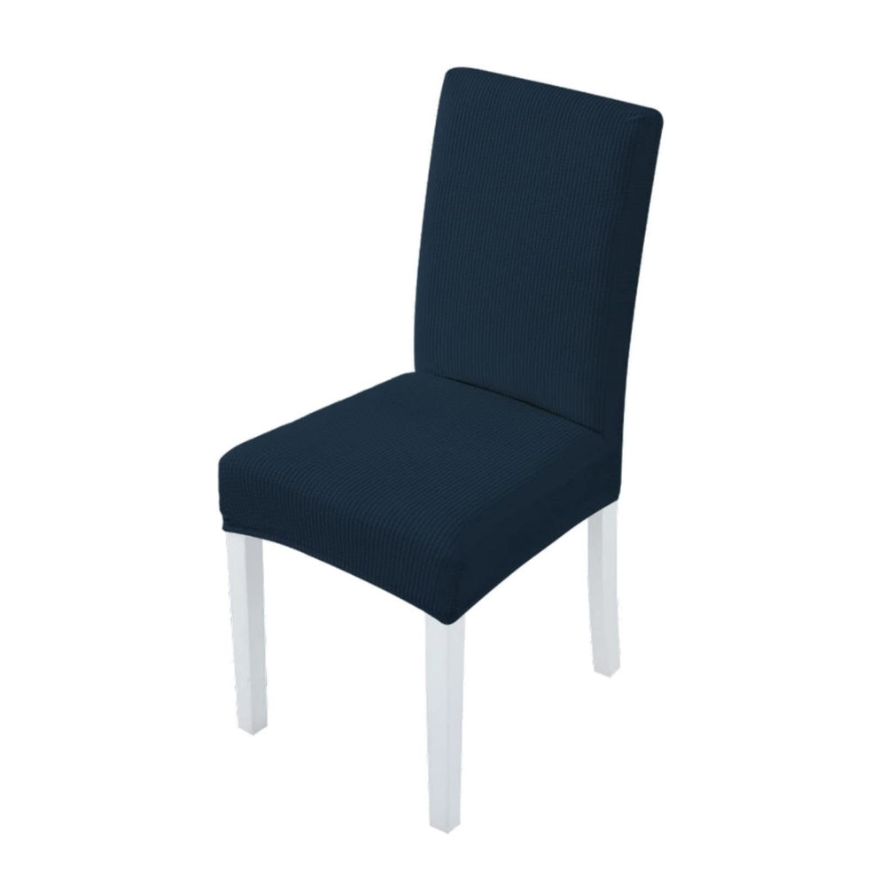 GOMINIMO 6pcs Dining Chair Slipcovers/ Protective Covers (Navy Blue) GO-DCS-107-RDT