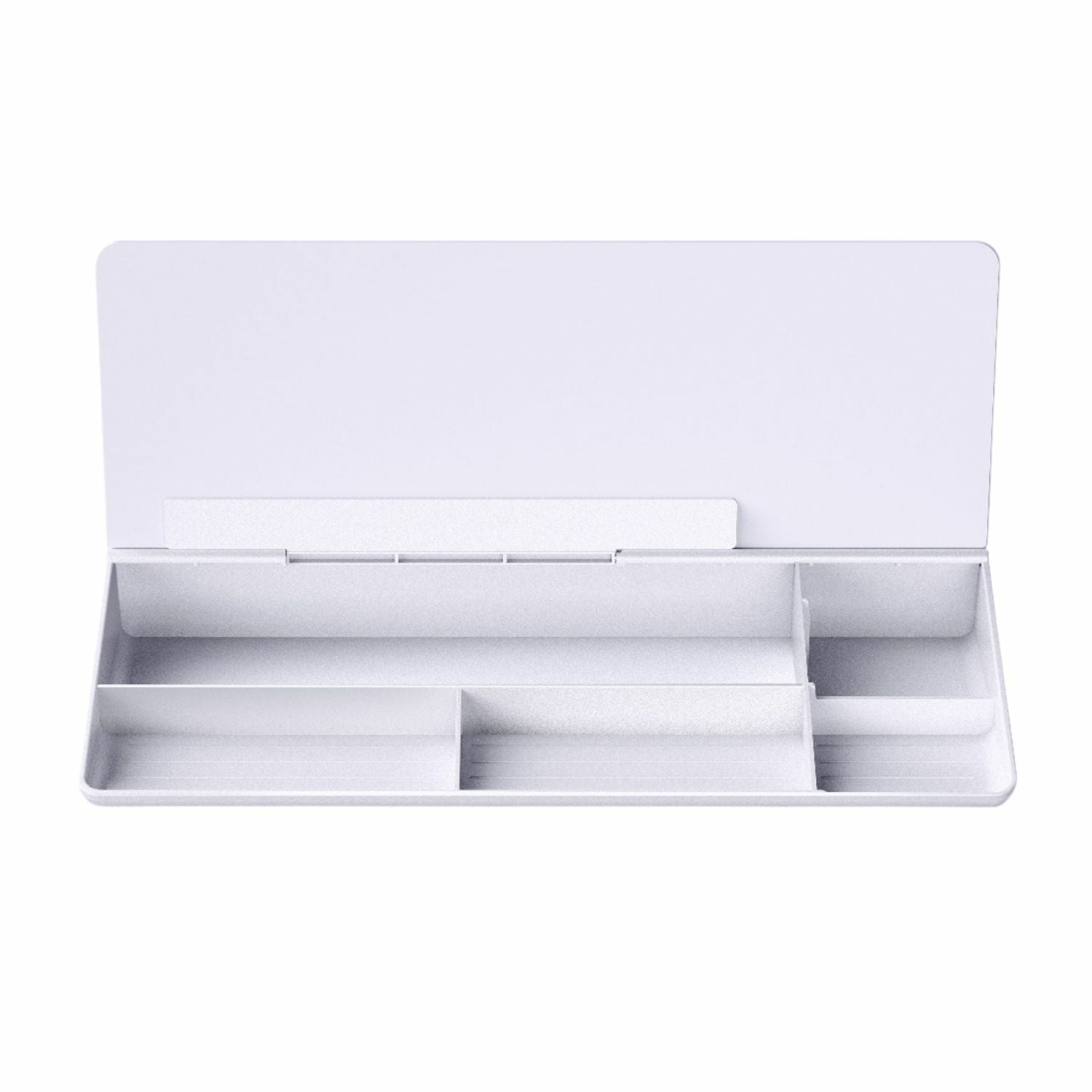 GOMINIMO Multipurpose Desktop Glass Dry Erase Board with Dividers GO-DGB-100-YD