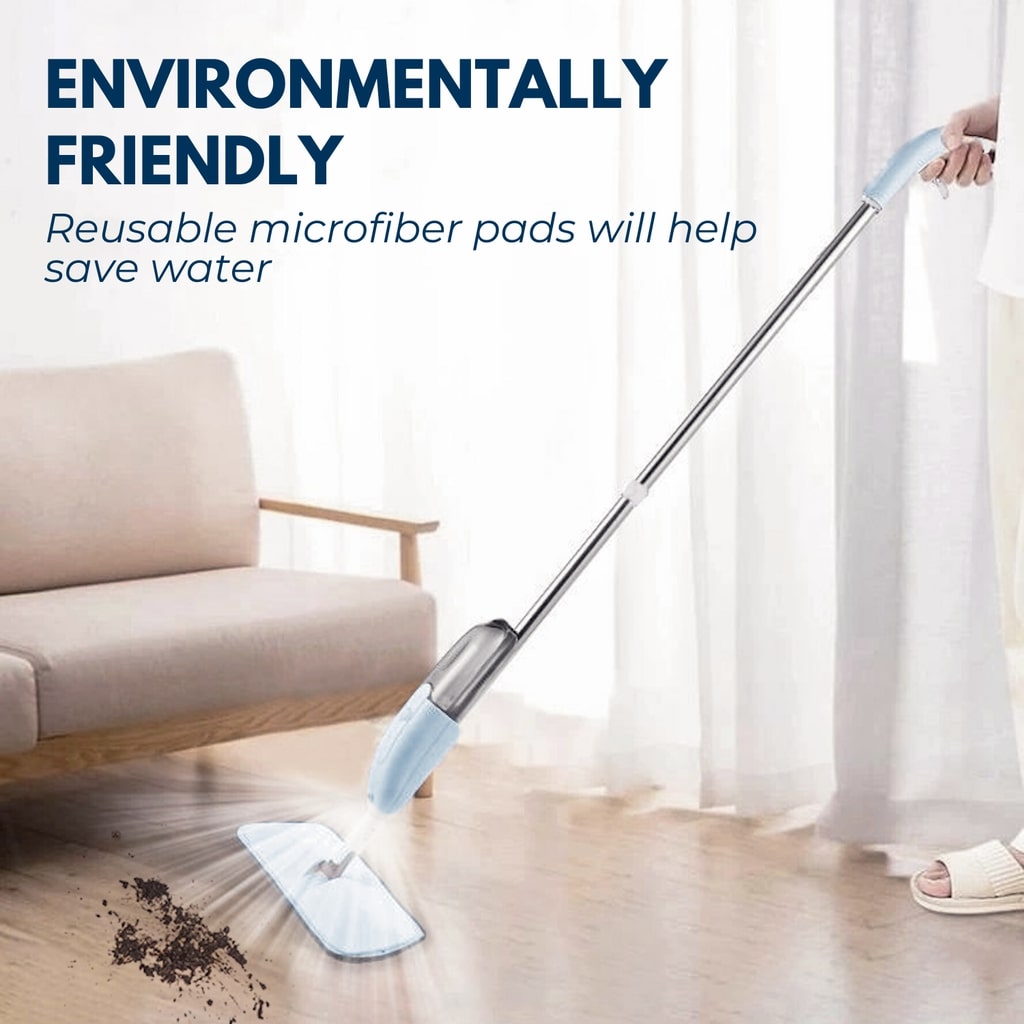 GOMINIMO Micro-fibre Spray Mop Set With 1 Pad (White)