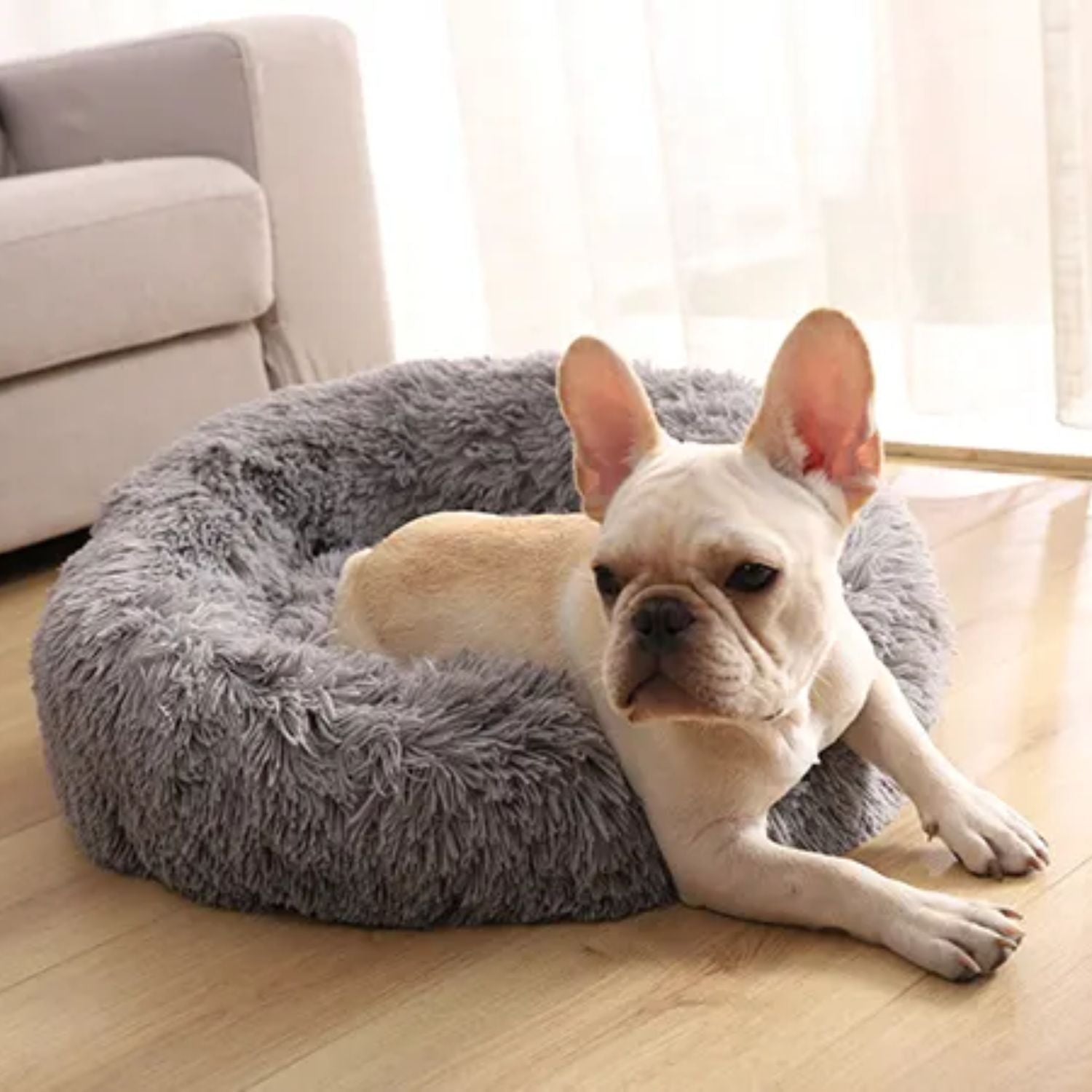 Floofi Pet Bed 80cm(light Grey colour 8)