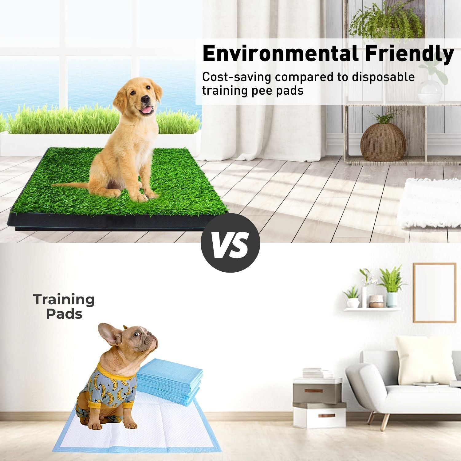 Floofi Pet Grass Training Potty PT-LM-109-FE / PT-LM-109-JL