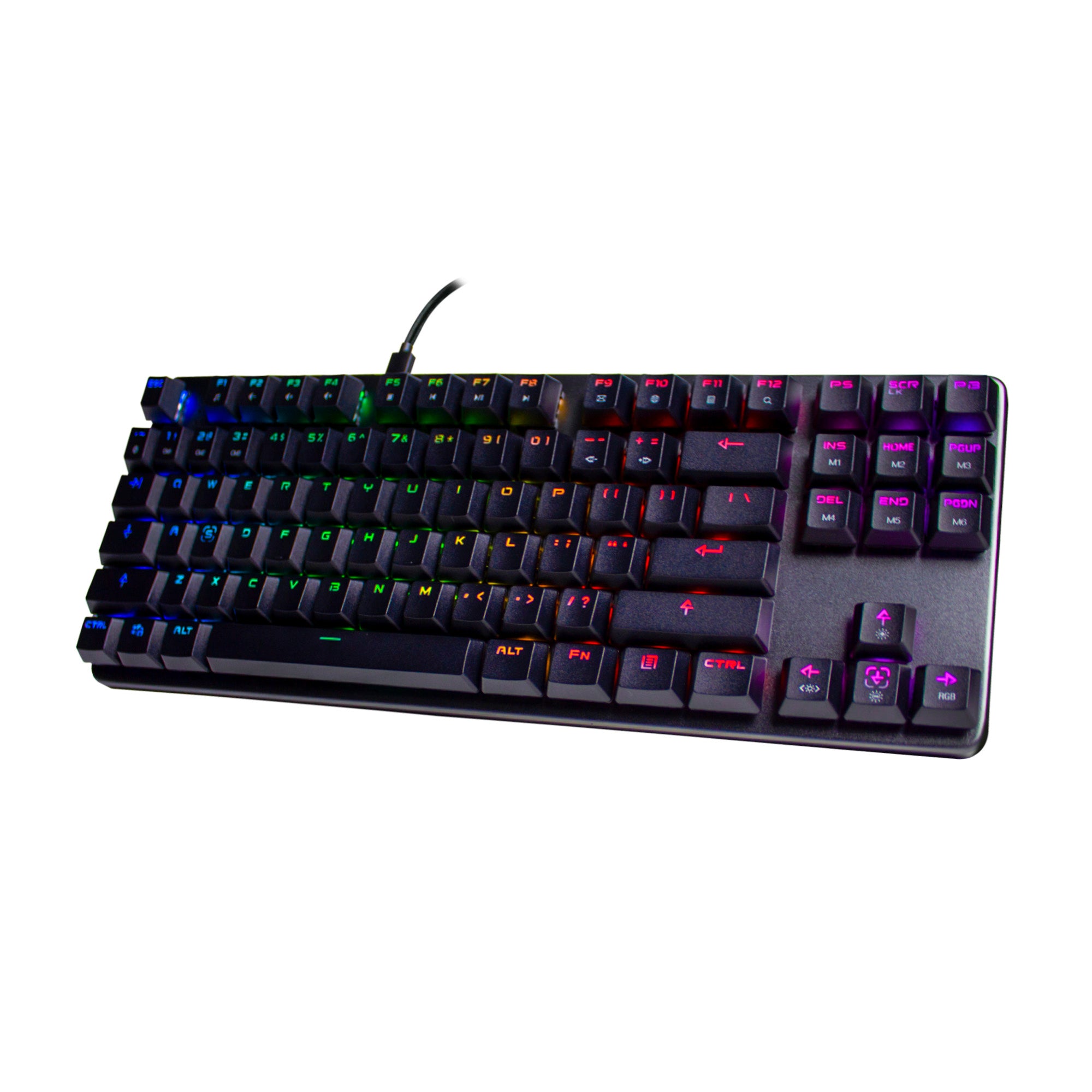 Tecware Phantom L RGB TKL Low Profile Mechanical Keyboard Blue Switch TW-KB-PL-ZOBL