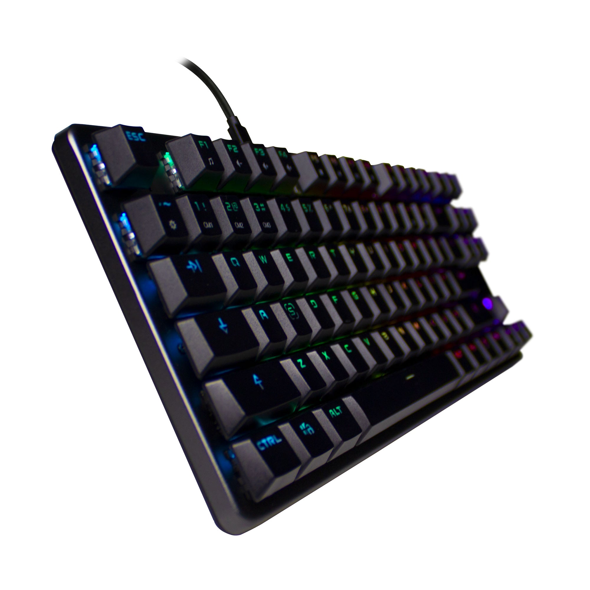 Tecware Phantom L RGB TKL Low Profile Mechanical Keyboard Blue Switch TW-KB-PL-ZOBL