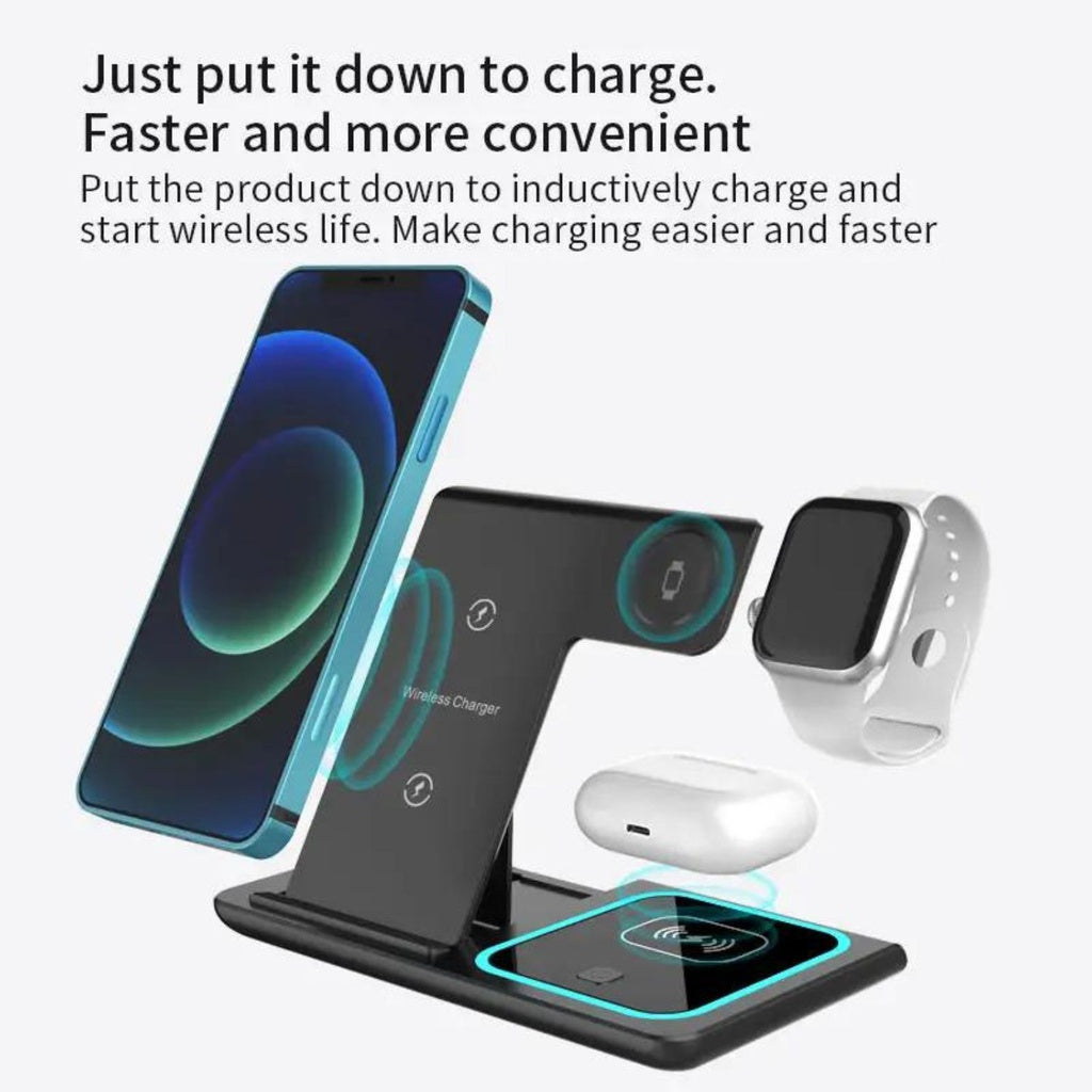 VOCTUS 3 in 1 Wireless Charger VT-WC -100-GY