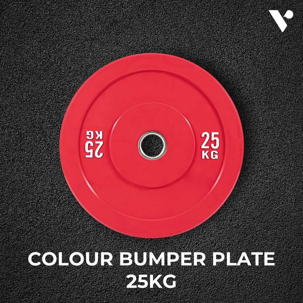 Verpeak Colour Bumper Plate 25KG Red VP-WP-109-FP