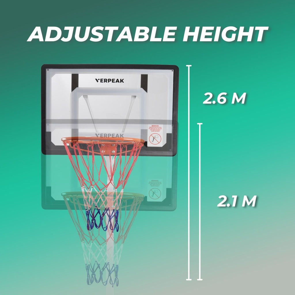 Verpeak Basketball Hoop Stand ( 2.1M - 2.60M ) VP-BHS-101-SBA