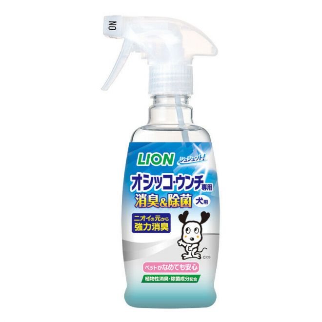 LION Schutto For Oscico Poop Deodorizing & Disinfecting Dogs x6
