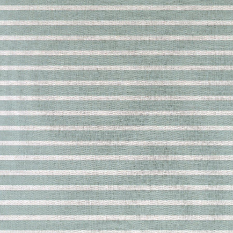 Cushion Cover-Coastal Fringe Natural-Hampton Stripe Seafoam-35cm x 50cm