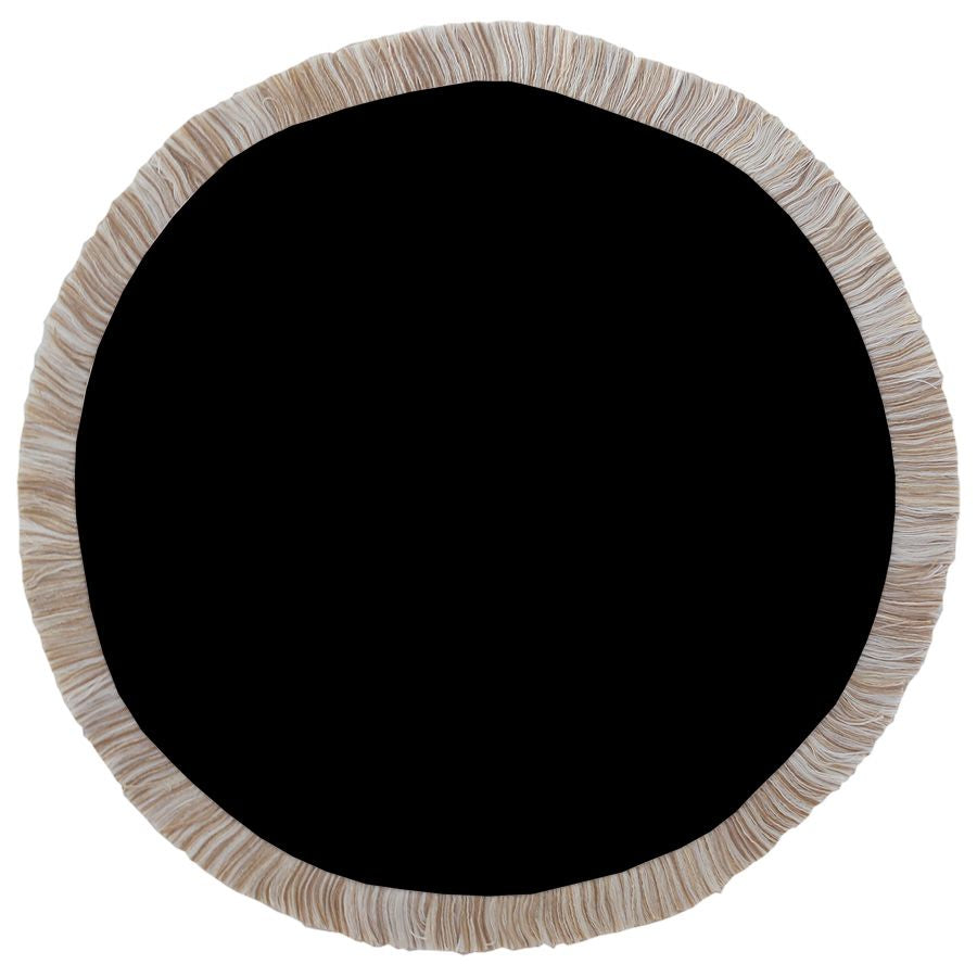 Round Placemat-Solid-Black-40cm