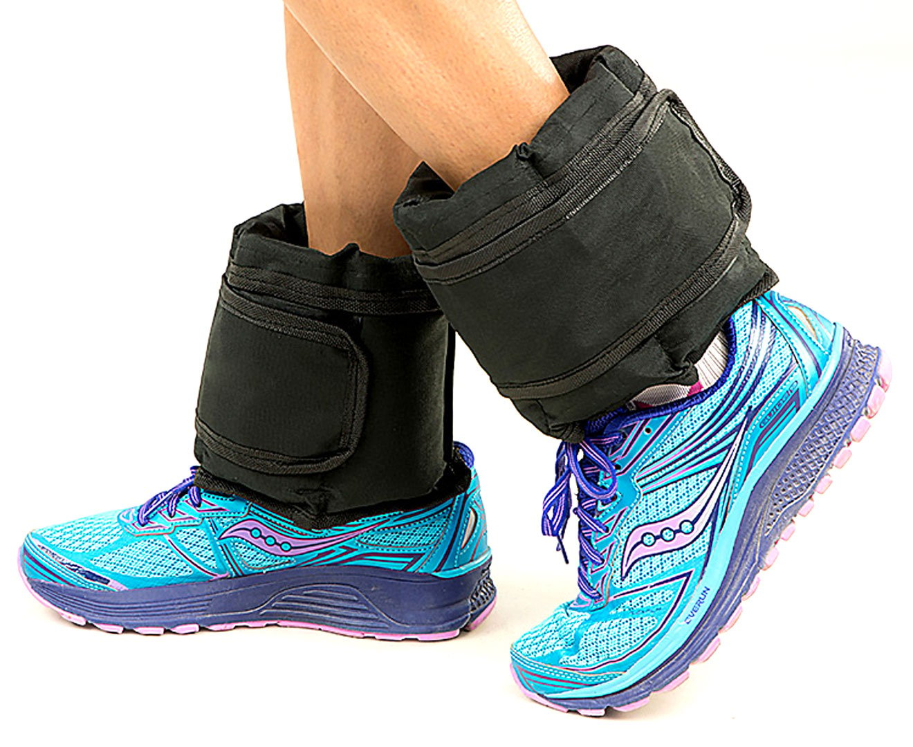 Powertrain Sports Adjustable Ankle Exercise Running Weights 5 Kg 2 Pieces