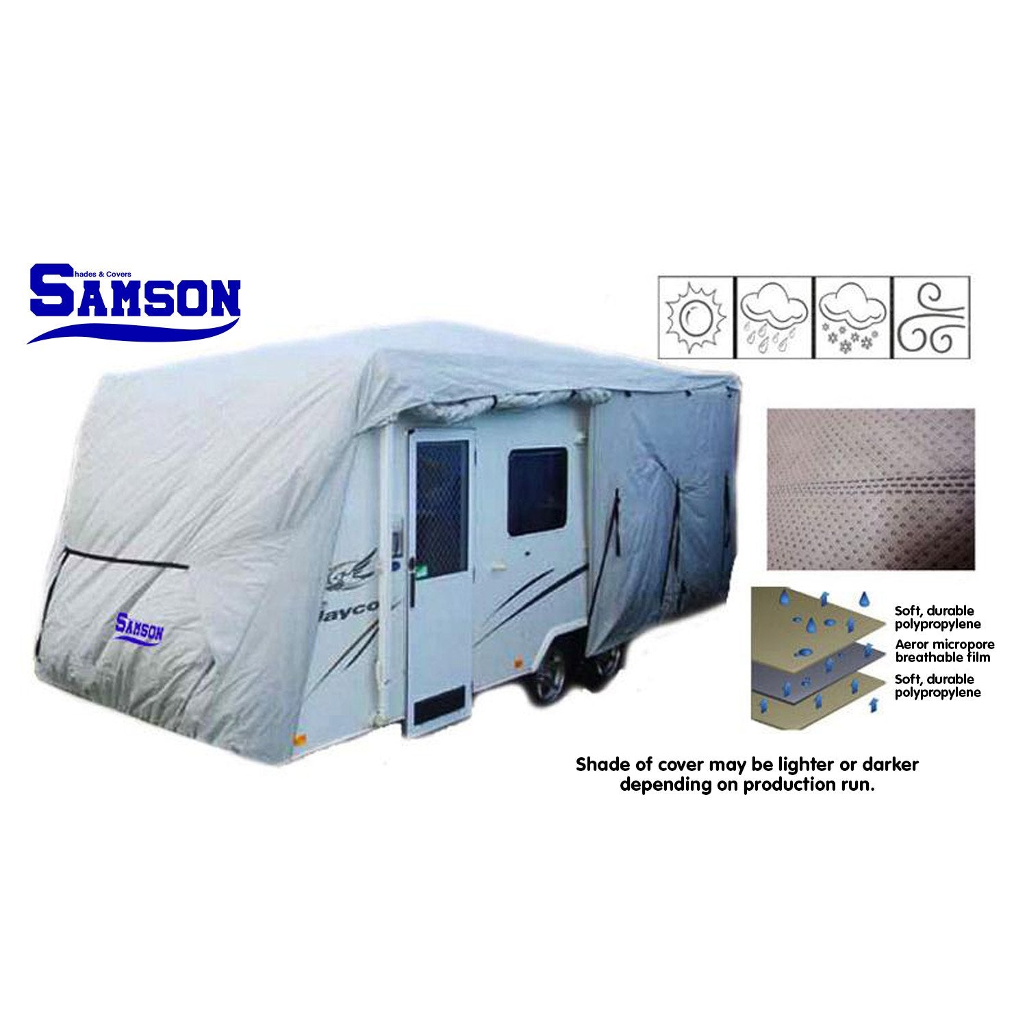 Samson Heavy Duty Caravan Cover 14-16ft