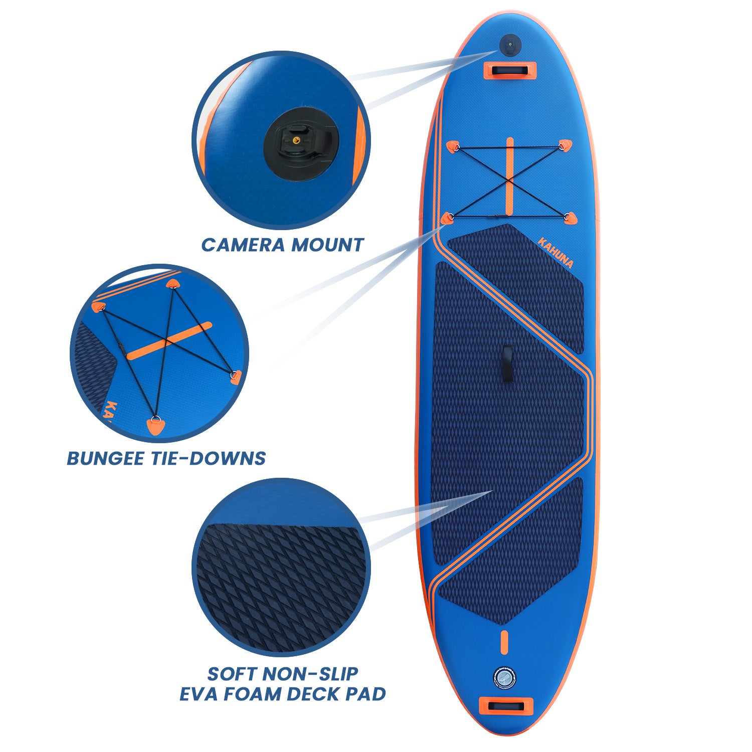 Kahuna Kai Premium Sports 10.6FT Inflatable Paddle Board