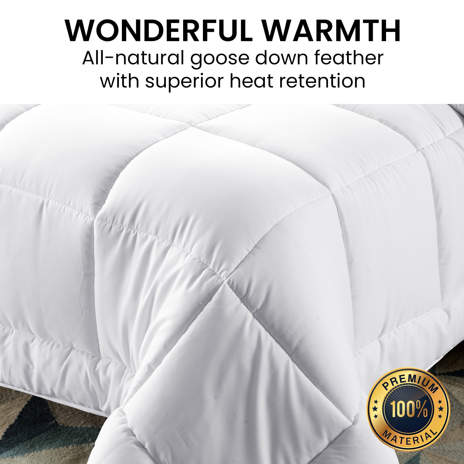 Laura Hill 800GSM Goose Down Feather Comforter Doona - King