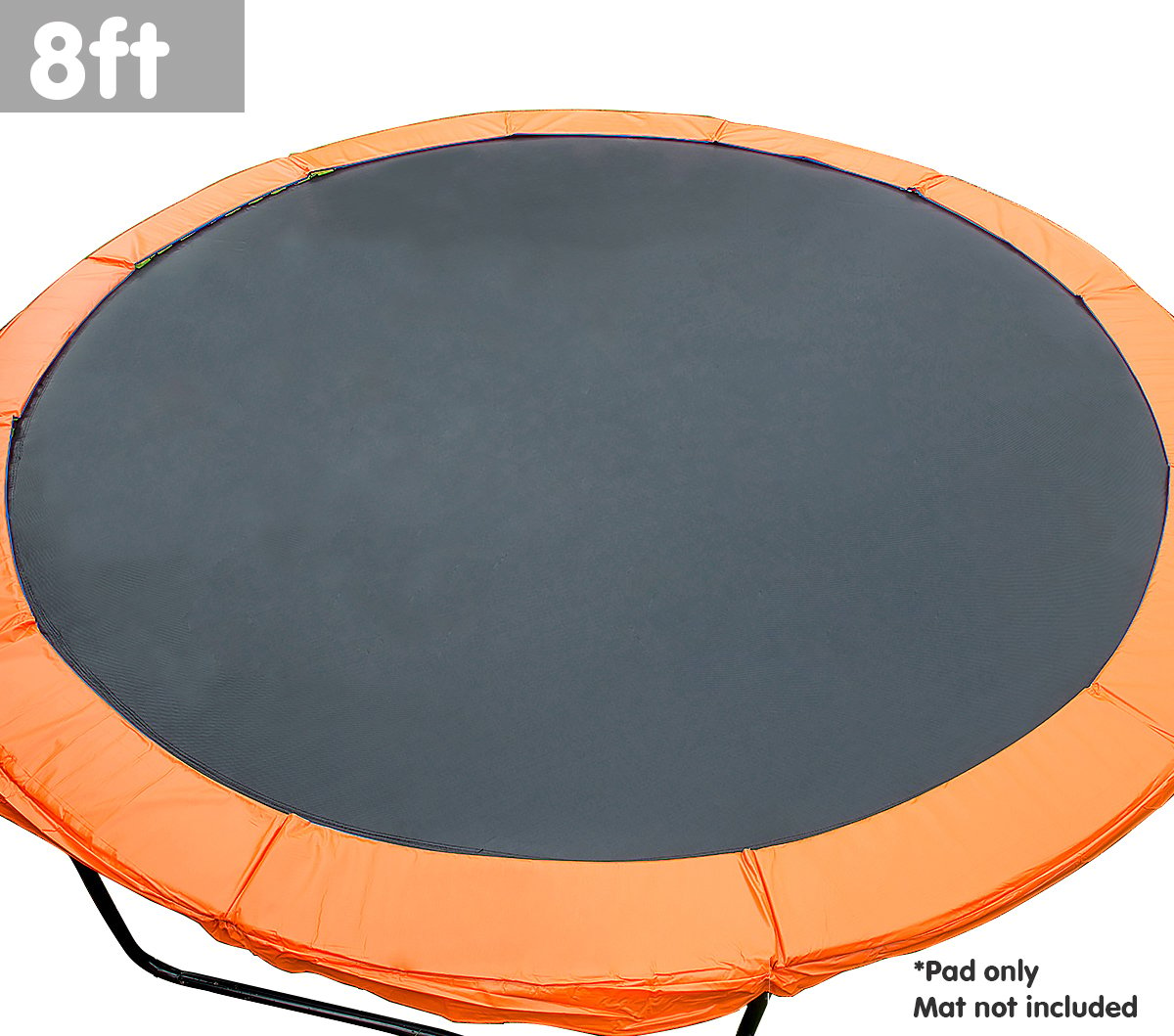 Kahuna 8ft Trampoline Replacement Pad Round - Orange