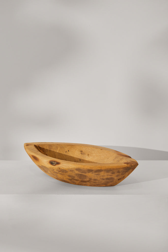 Tree Stripes Wooden Boat Bowl