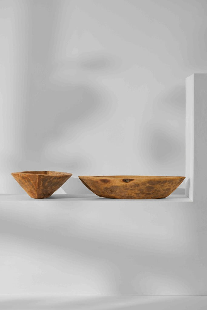 Tree Stripes Wooden Boat Bowl