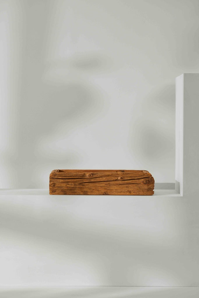 Tree Stripes Wooden Rustic Tray