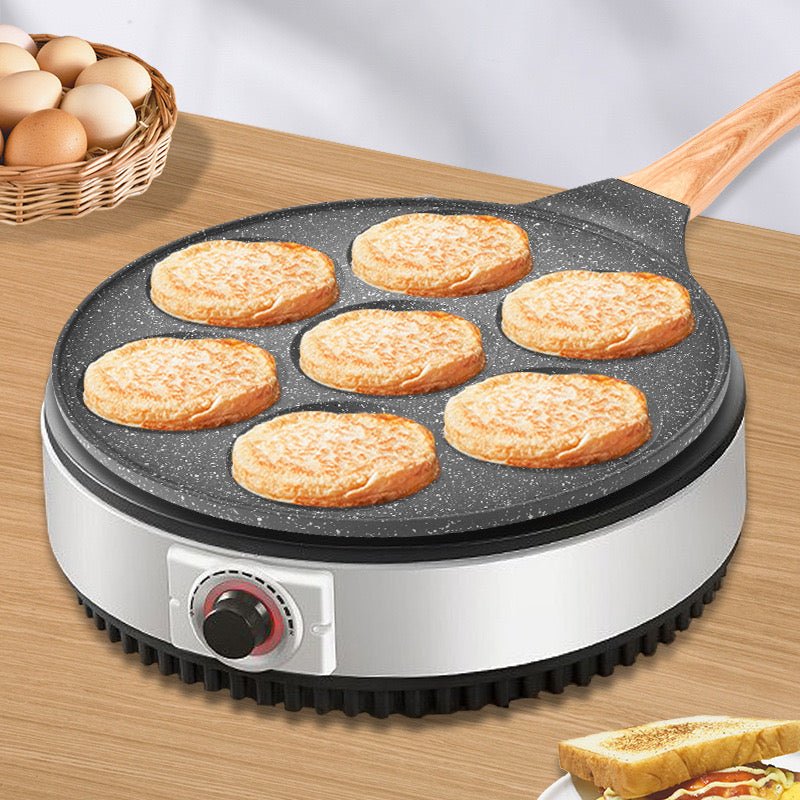 7 hole Frying Pot Pan Non-stick Egg Pancake Steak Hamburg Omelet Pan Tools AU