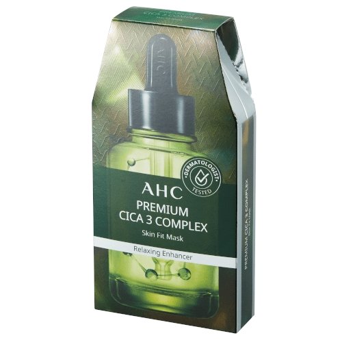 AHC Premium CICA 3 Complex Skin Fit Mask (27ml x 5) Soothing Enhancer