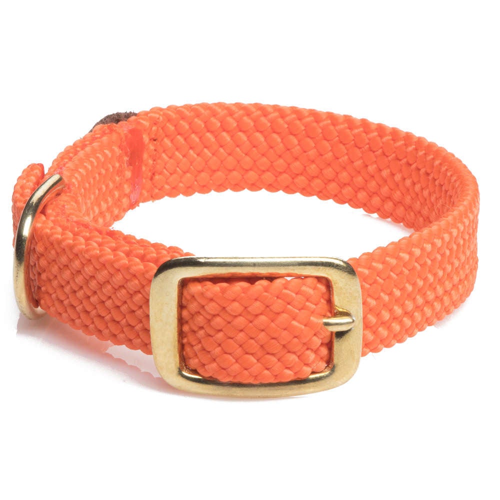 Mendota Doublebraided Collar 21" ORANGE