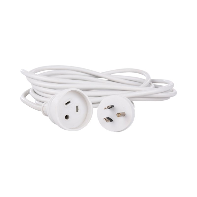 AU Round Earth (Flux Plug) Extension Cord - 10M for Secure Electrical Connection