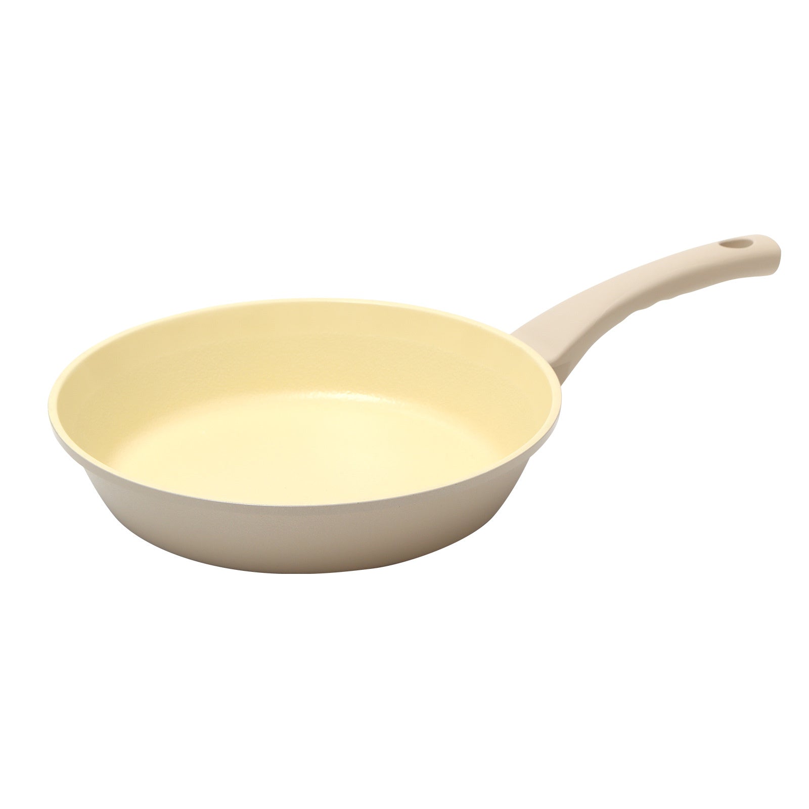 Giorno Felice 28cm Beige IH Frypan Ceramic Non-Stick Frying Pan Induction