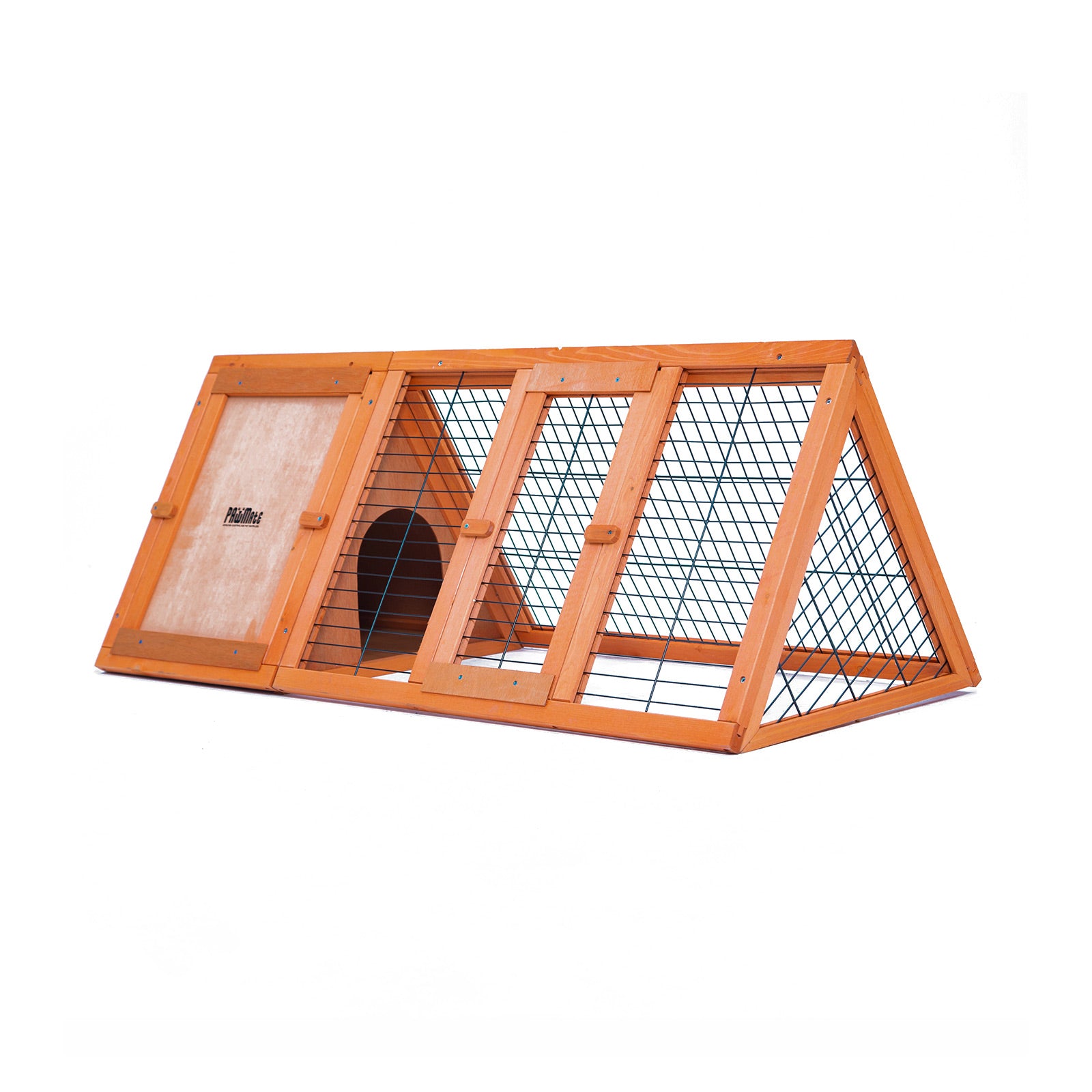 Paw Mate 118 x 50 x 45cm Rabbit Hutch Chicken Coop Triangle Cage Run