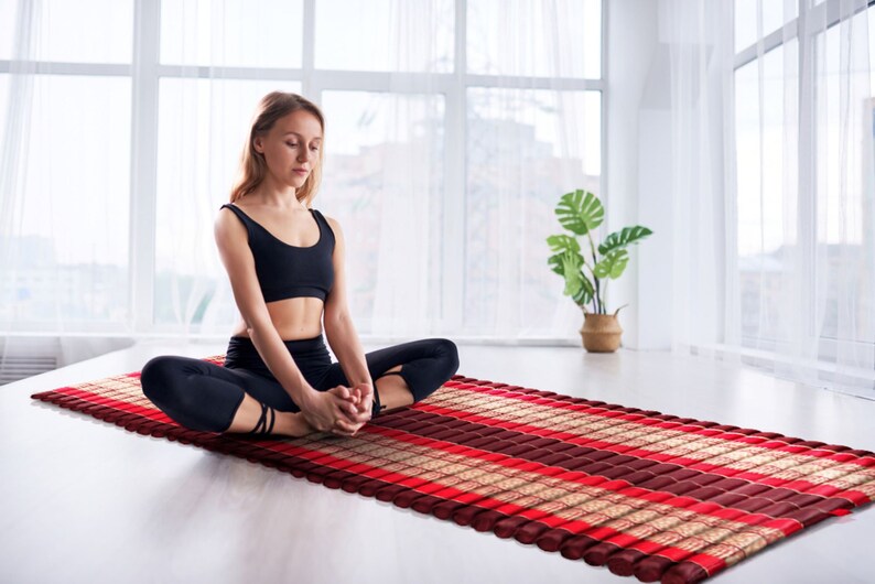 Roll Out Mattress Foldout Mat LARGE relaxation, day bed, camping or Yoga Matt Natural Kapok Filled_ 150 x 200 cm