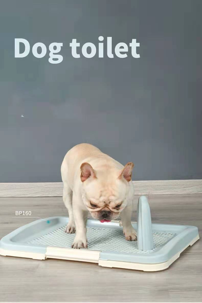 YES4PETS Medium Portable Dog Potty Training Tray Pet Puppy Toilet Trays Loo Pad Mat Blue