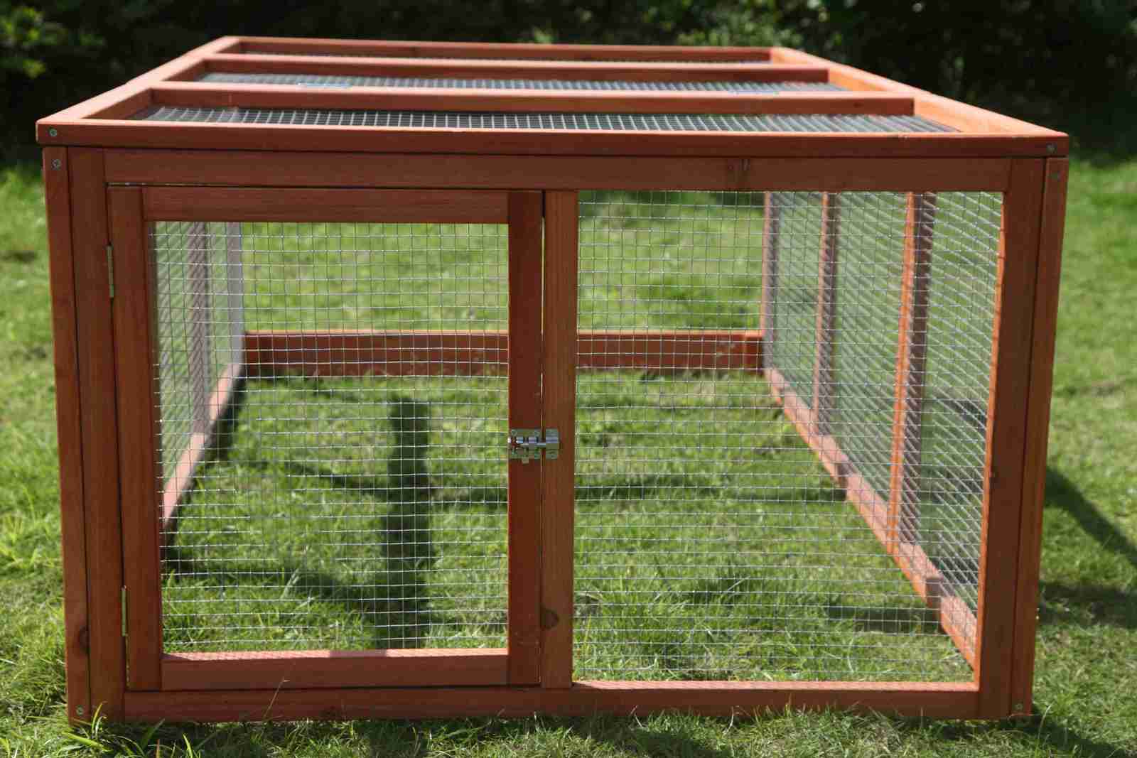 YES4PETS Large Chicken Coop Run Guinea Pig Cage Villa Extension Rabbit Hutch House Pen