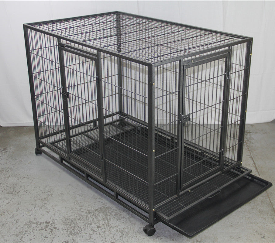 YES4PETS XL Pet Dog Cat Cage Metal Crate Kennel Portable Puppy Cat Rabbit House