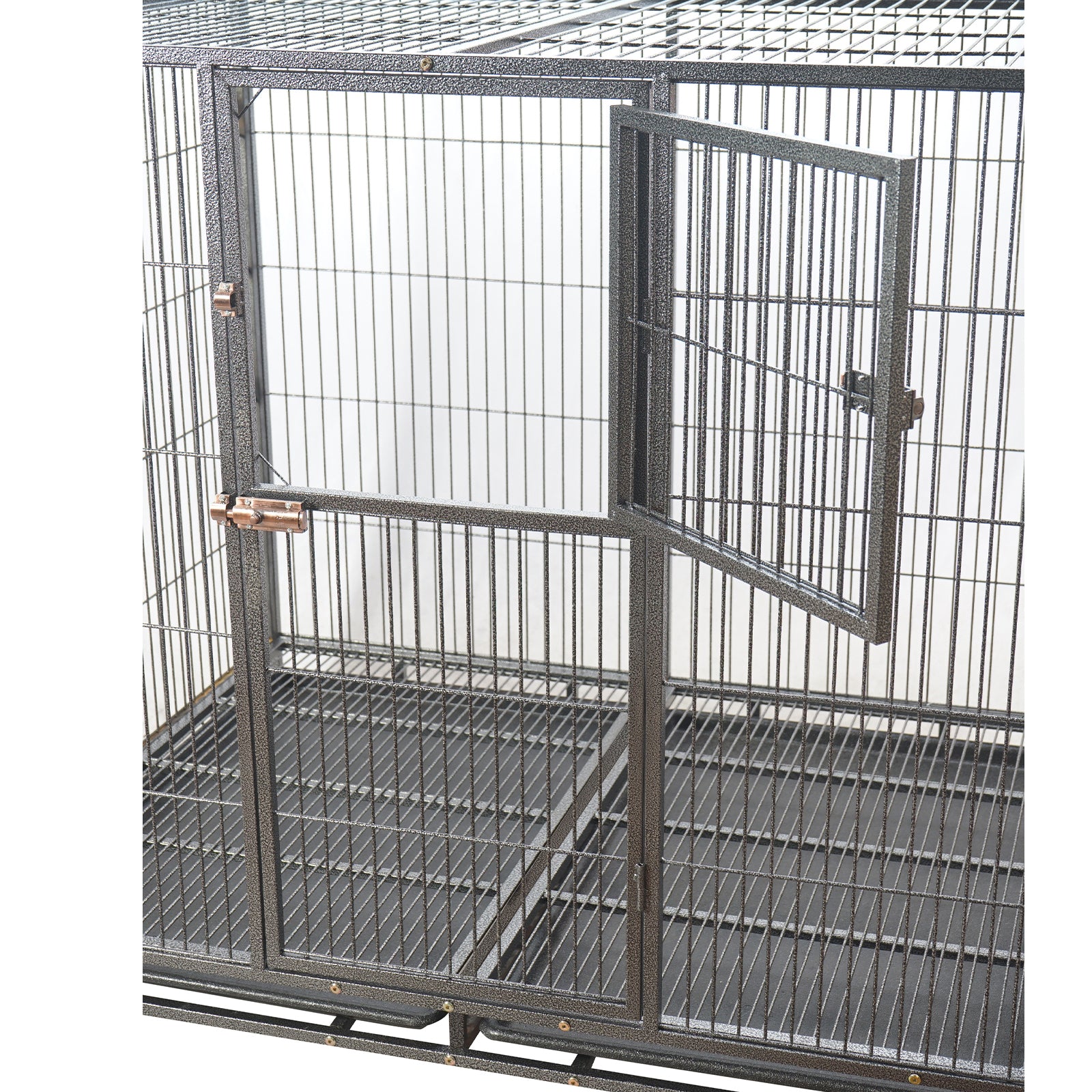 YES4PETS XXL Pet Dog Cat Cage Metal Crate Kennel Portable Puppy Cat Rabbit House