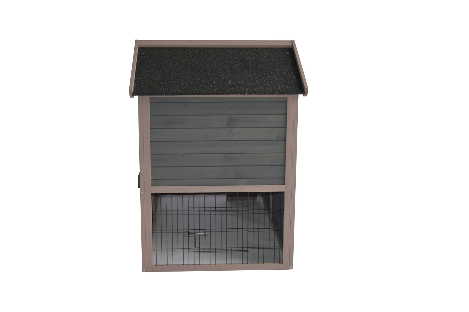 YES4PETS Grey Chicken Coop Rabbit Hutch Ferret Cage Hen Chook House