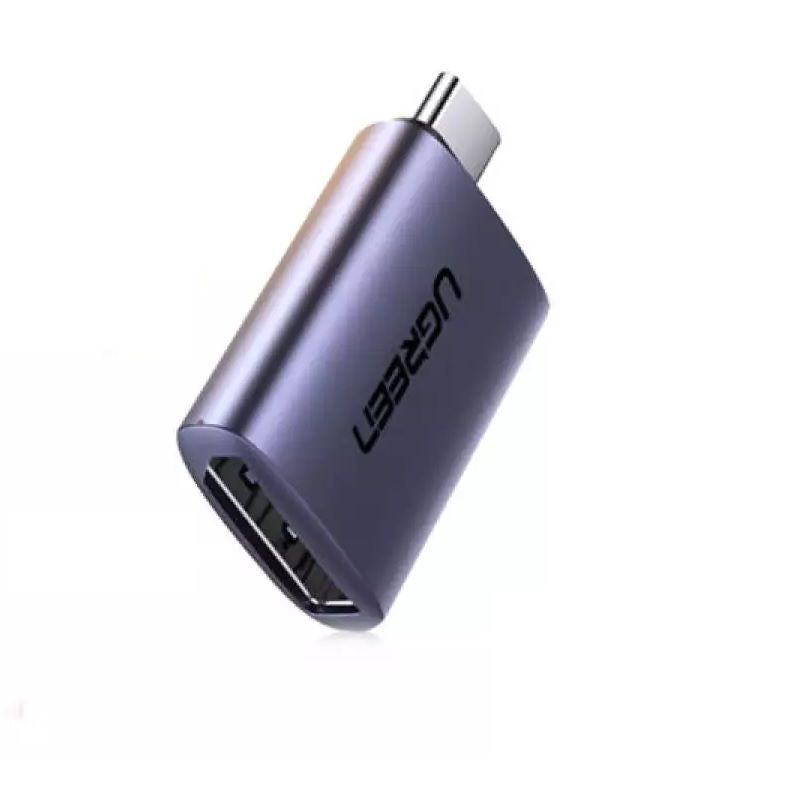 UGREEN 70451 USB-C Male to DP Female Adapter Aluminium Case 4K/2K 60Hz (Dark Gray)