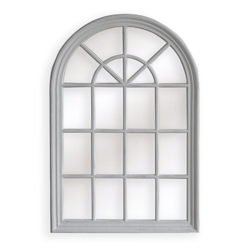 Window Style Mirror - White Arch 100 CM x 150 CM