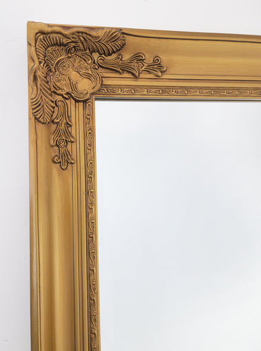 French Provincial Ornate Mirror - COUNTRY GOLD - X Large 100cm x 190cm