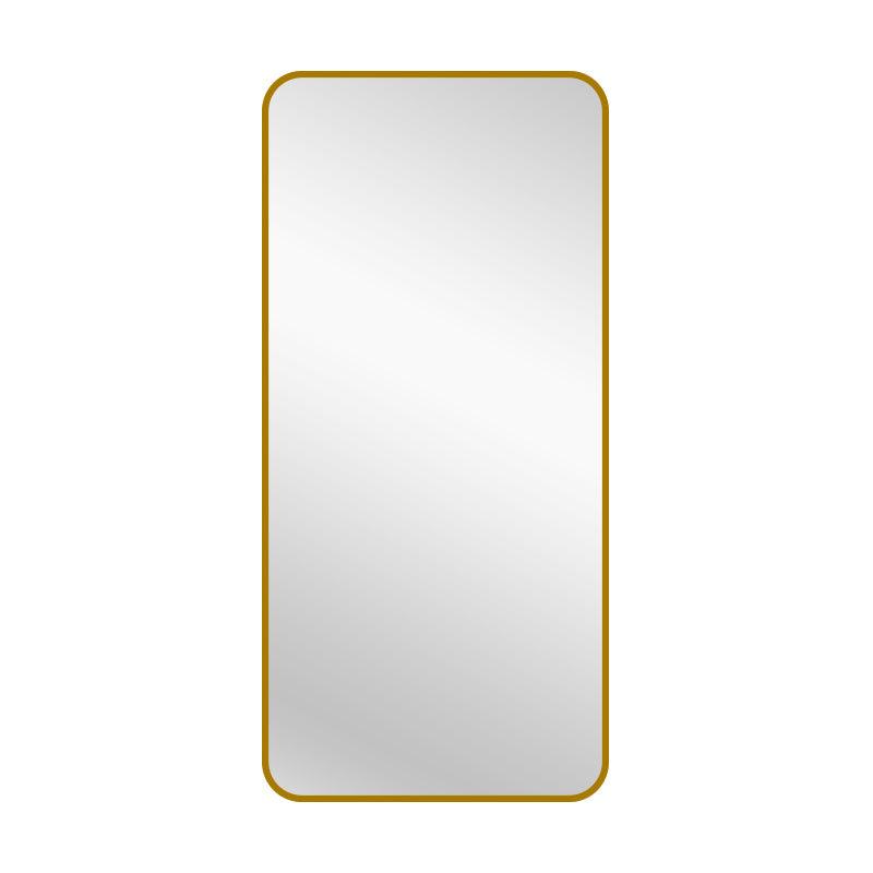 Gold Metal Rectangle Mirror - Medium 80cm x 170cm