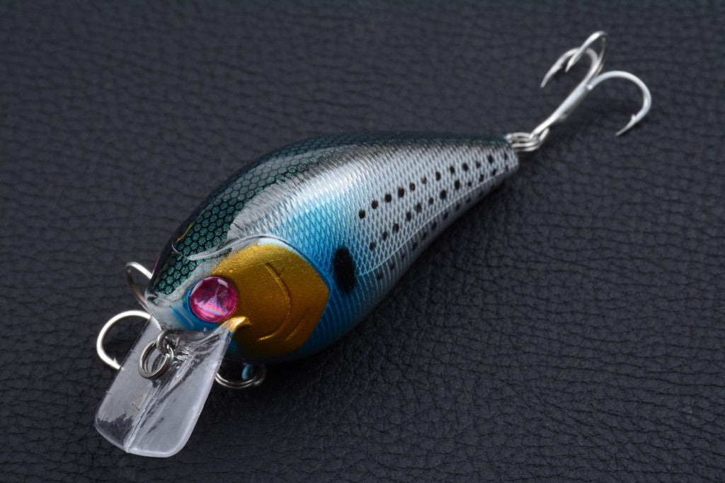 6x 8cm Popper Crank Bait Fishing Lure Lures Surface Tackle Saltwater