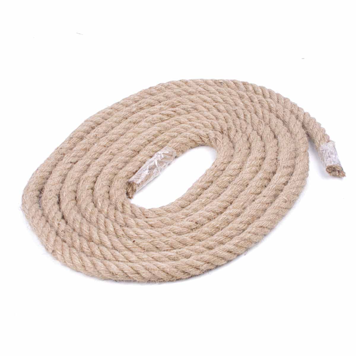 5m Sisal 20mm Rope Natural Twine Cord Thick Jute Hemp Manila  Crafting Home Decor