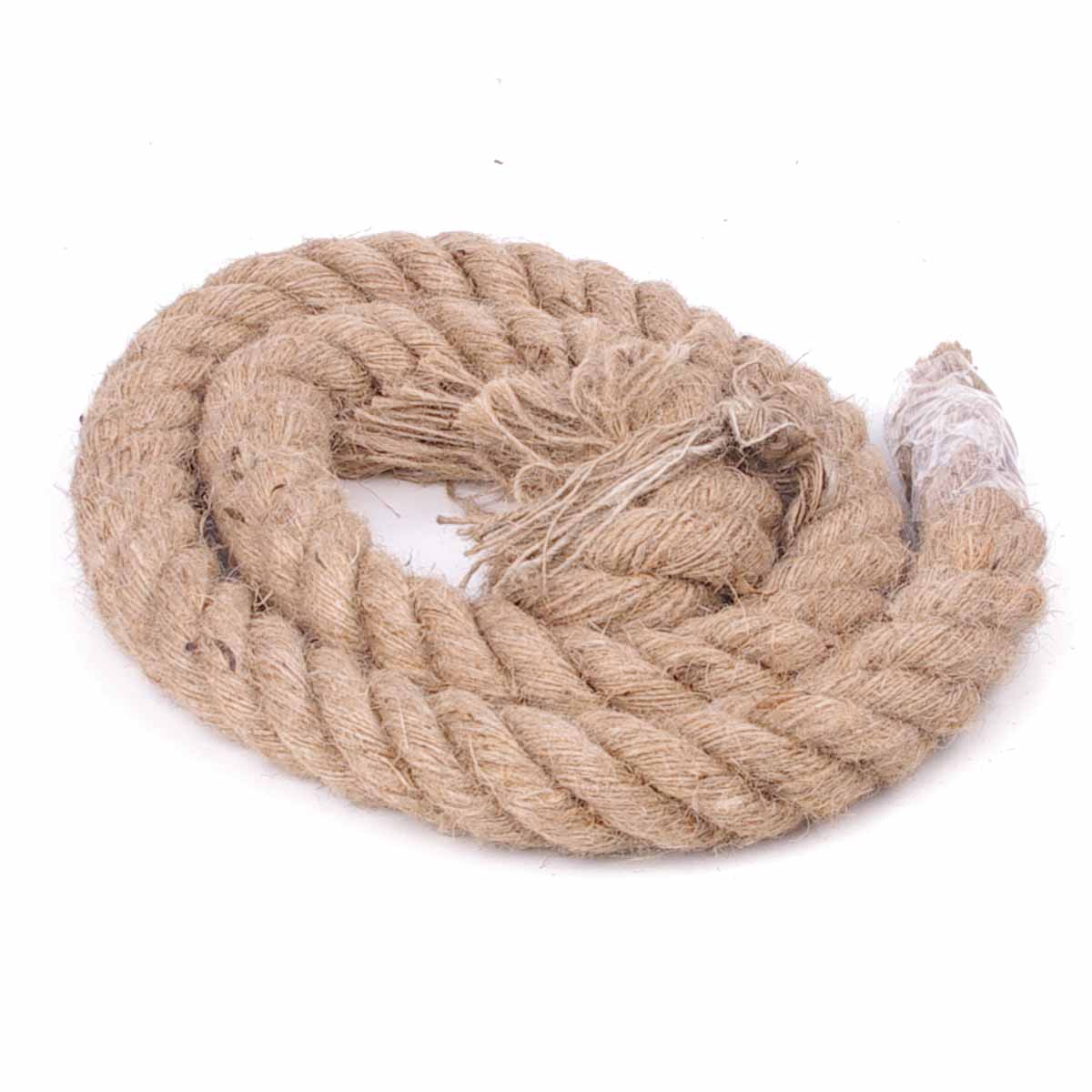 1m Sisal 40mm Rope Natural Twine Cord Thick Jute Hemp Manila  Crafting Home Decor