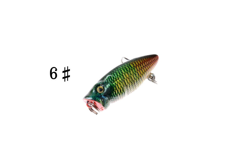 6X 3.5cm Popper Poppers Fishing Lure Lures Surface Tackle Fresh Saltwater