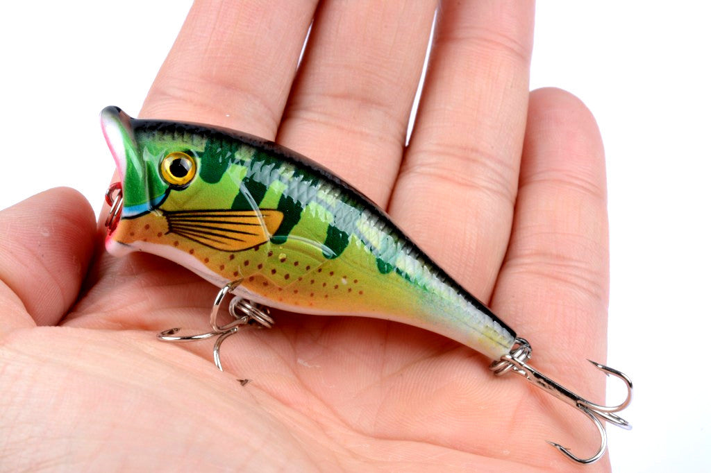 4X 6.5cm Popper Poppers Fishing Lure Lures Surface Tackle Fresh Saltwater