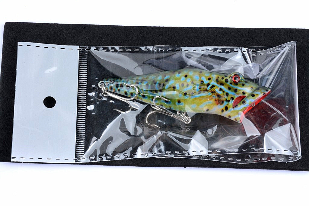 5X 8cm Popper Poppers Fishing Lure Lures Surface Tackle Fresh Saltwater