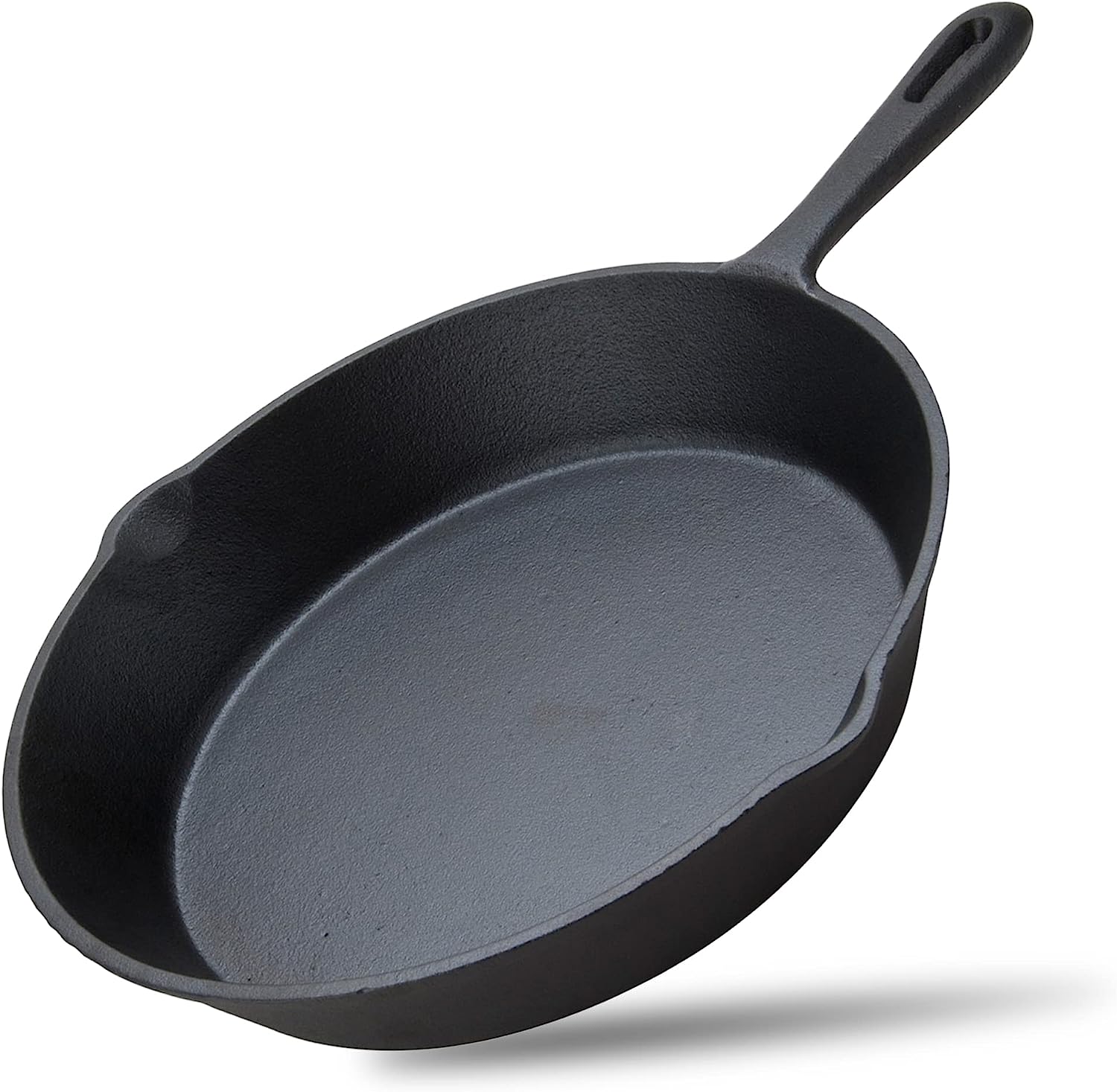 10inch 26cm Cast Iron Skillet Cookware Chef Quality Pre-Seasoned Pan Pans