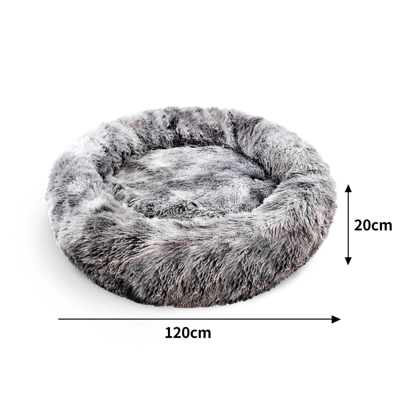 Pawfriends Pet Dog Cat Calming Bed Warm Soft Plush Sleeping Kennel Removable Washable 120cm