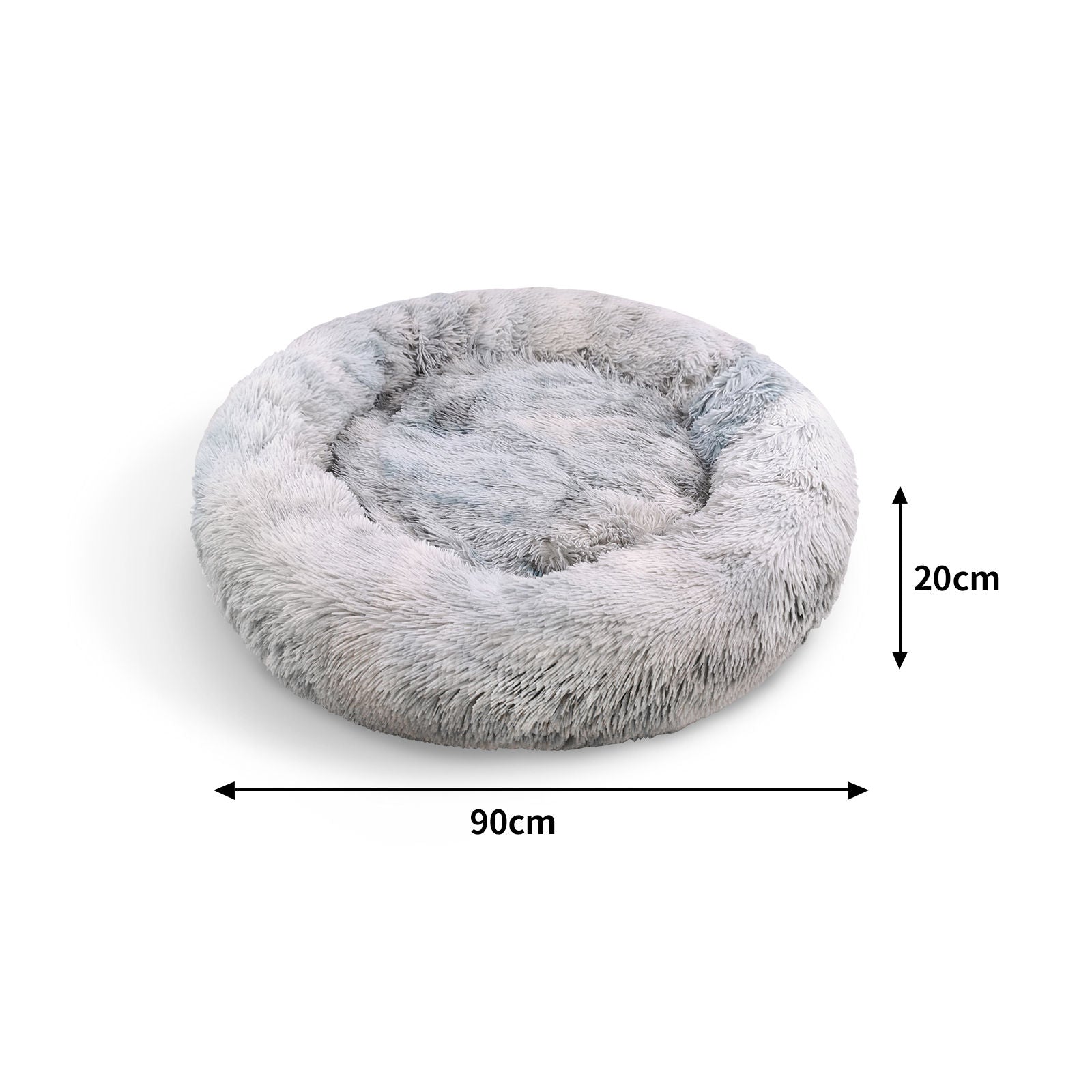 Pawfriends Pet Bed Dog Cat Large Beds Calming Warm Soft Cushion Mattress Plush Comfy 90cm