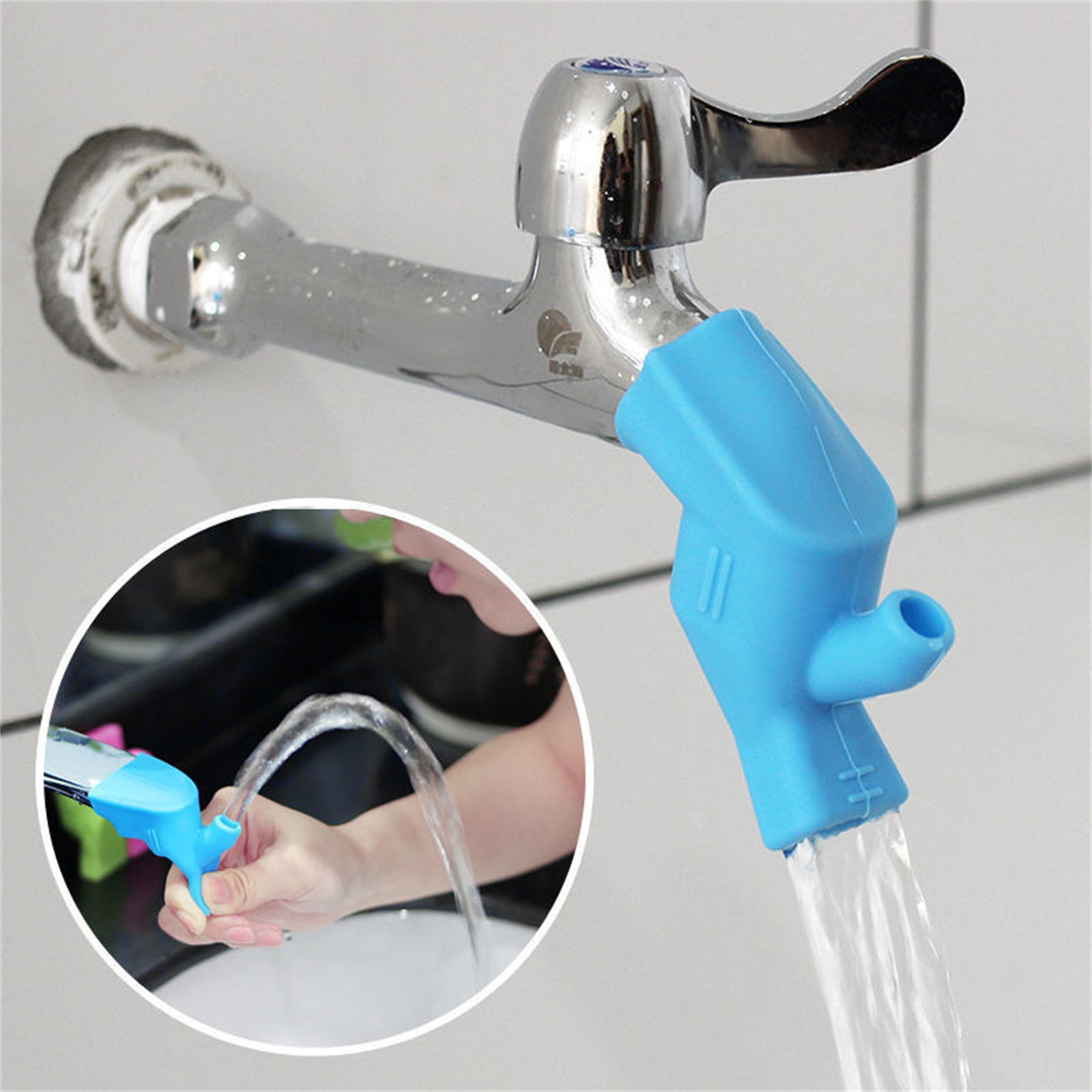 Cookingstuff Faucet Extender Dual Purpose Guide Sink Splash-Proof Water Baby Wash Hand