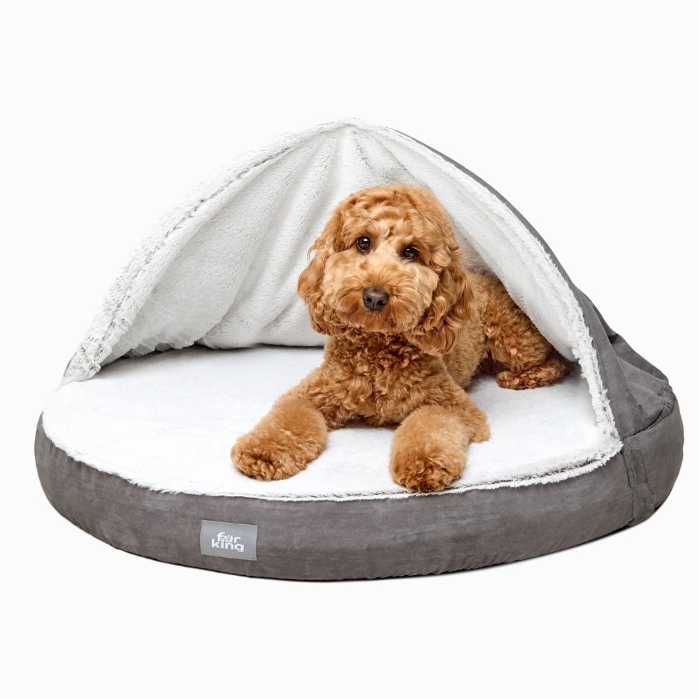 Fur King Ultimate Orthopaedic Dog Cave Bed